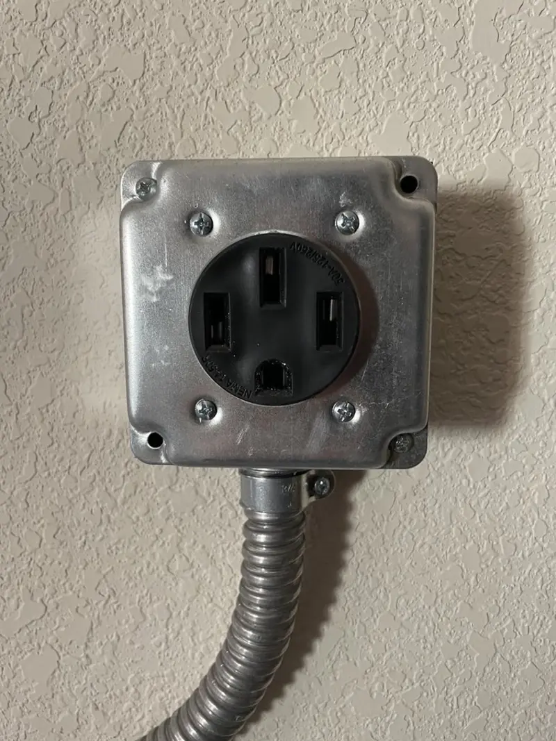 NEMA 14-50 outlet installed for Smart Home Electrical in Tiptonville