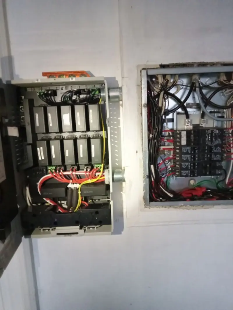 Electrical panel upgrade completed for Security Camera Wiring in Tiptonville